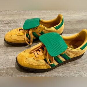 Adidas Samba LT Gold and Green Sneakers Men’s US Size 7, (equals Women’s 8.5)